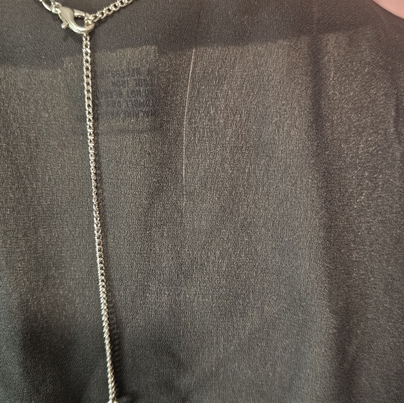 Diane Von Furstenberg Black Sheer Top - Picture 3 of 3